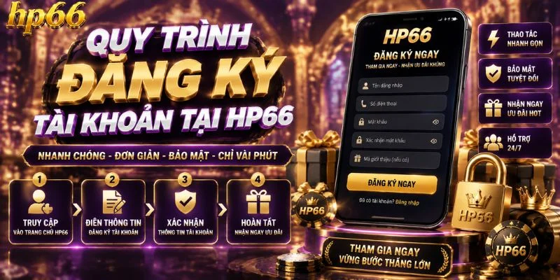 Quy trình đăng ký tài khoản tại HP66